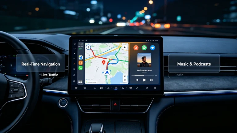 Carplay Real Time Navigation Music & Podcasts