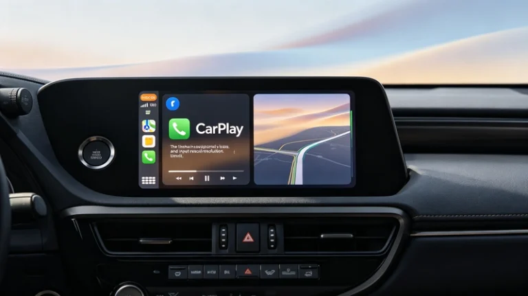 Does a CarPlay module replace the factory screen