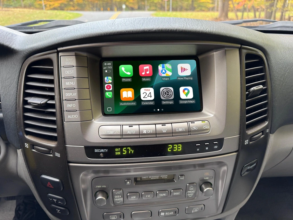 LC100 100 series Android head unit wireless CarPlay