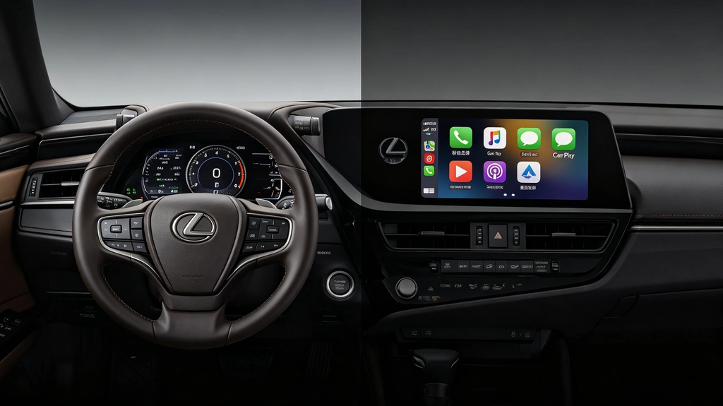Side‑by‑side comparison between full‑cockpit Ultra and regular single‑screen CarPlay