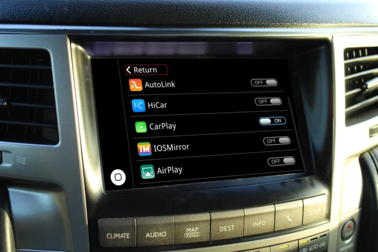 Toyota Crown Factory Screen CarPlay Upgrade